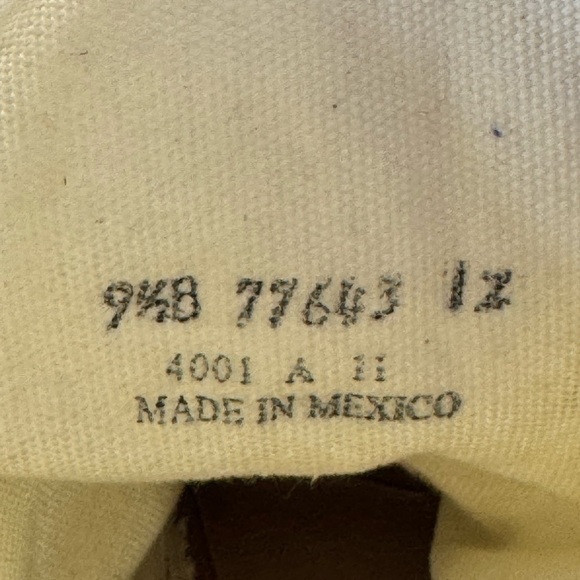 Frye Veronica Short Grommet Leather Canvas Boot Size 9.5 - Picture 6 of 12